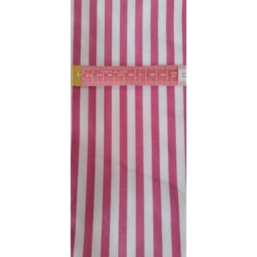 Imagem de Tecido Tricoline Listrado Pink 50 x 150 cm