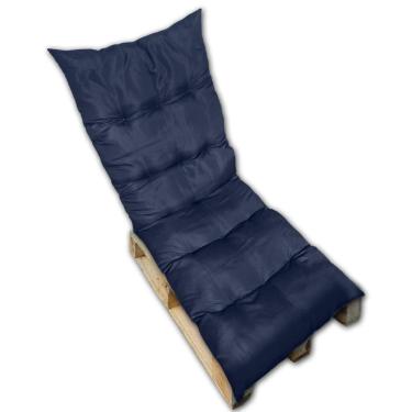 Imagem de Almofada Futon Esteira Grande 60x1,70cm Flat Vários Modelos Azul Marinho