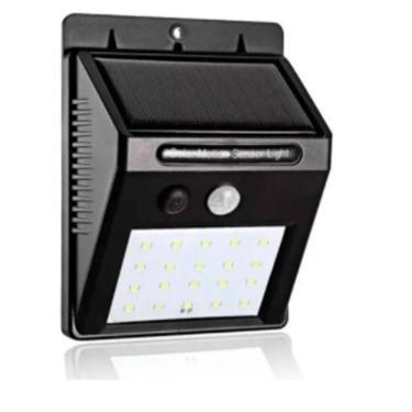 Imagem de Luminária Solar Arandela A Prova De Agua Iluminar Muros