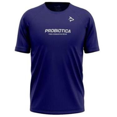 Imagem de Camiseta Dry - Azul Tamanho G - Probiótica-Masculino