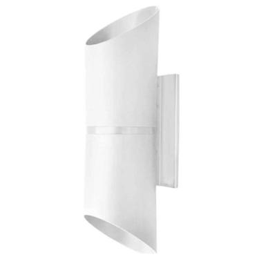 Imagem de Arandela Paris Externa Facho Duplo Chanfrado Branca