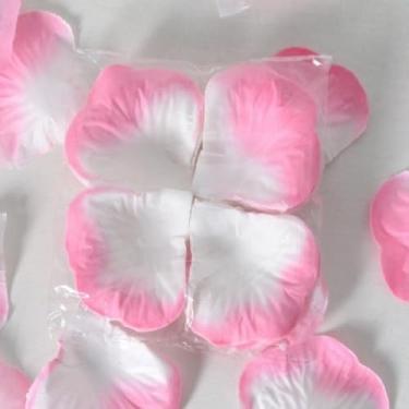 Imagem de 1000 peças de flores artificiais – flores de seda, rosas rosas, arranjos florais falsos para casa de banho, escritório, mesa, centro de mesa, prateleira, decoração de casamentos