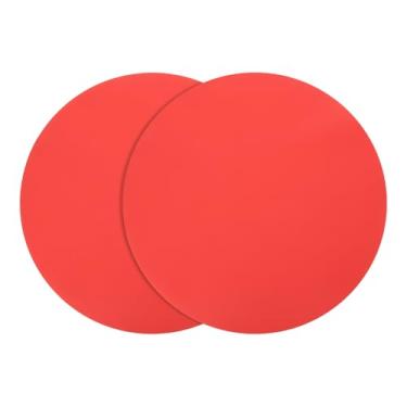 Imagem de 2 peças de silicone para microondas, tapete de forno resistente ao calor de 30,5 cm, almofada quente multiuso, lavável na lava-louças, tripé de silicone, suportes de panela, protetor contra respingos