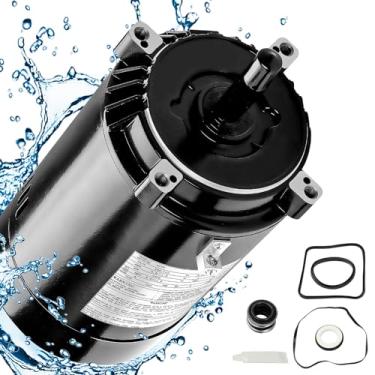 Imagem de Orceed Motor De Bomba Piscina Ust1072 0,75 Hp Compatível Com Bombas Hayward Super/Super Ii/Max-Flow/Jacuzzi Magnum, Substituição Ao Smith Velocidade Única, 230/115 V, Para Estrutura 56J