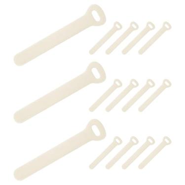 Imagem de PATIKIL 15 peças de puxador de zíper de couro, 6,6 cm de substituição, extrator de zíper, mochila, deslizantes de bagagem, malas, bolsas, carteiras, casacos, abas de puxar, damasco