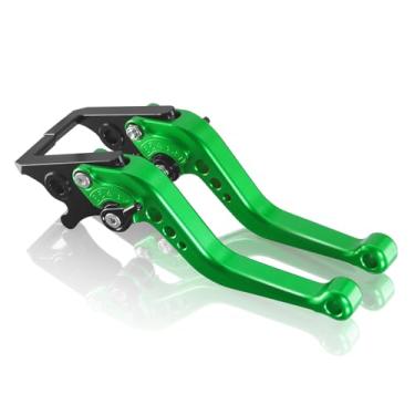 Imagem de Alavancas de embreagem de freio curto CNC ajustáveis para motocicleta compatíveis com Kawasaki Ninja1000 Z1000SX 17-19 / ZX-6R ZX636 19-24 / Z900RS 17-24 / Z1000 Z1000R 17-20 Conjunto de alavancas de