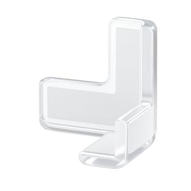 Imagem de Kit Protetor de Quina em Silicone Transparente, 10 Peças, Proteção para Móveis com Fita Adesiva, Segurança para Bebês e Crianças, Design Discreto e Resistente