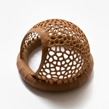 Imagem de Esconderijo Flutuante para Peixes Betta Toca para Aquário Cama Folha Descanso Aquarismo Decoração(Marrom,2)