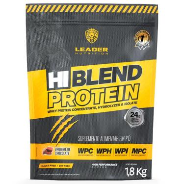 Imagem de Whey Protein Hi Blend Protein 1,8kg Leader Nutrition WPC WPH WPI-Unissex