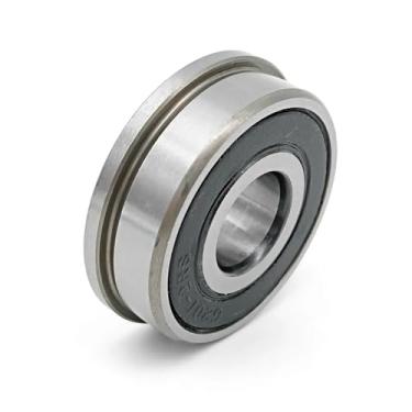 Imagem de 10 peças F6201-2RS Rolamento de flange 12 x 32 x 10 mm Rolamento de esferas profundo em miniatura F6201 F6201RS