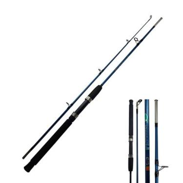 Imagem de Vara Duas Partes Para Molinete Crocodile Fibra de Vidro Pesca 1,80m - 