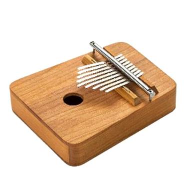 Imagem de Piano de polegar Kalimba Piano de dedo 9 notas Instrumento musical portátil para iniciantes kalimba profissional