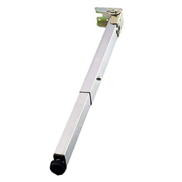 Imagem de ZJYWMM Perna de móveis, pés de metal, pés de móveis dobráveis com ajuste telescópico, pés de aço inoxidável, suporte de mesa para mesa de jantar, mesa de escritório, bar, mesa e mesa de trabalho (7