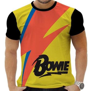 Imagem de Camiseta Camisa Personalizada Rock David Bowie Glan 7 - Obsidiana Co, 