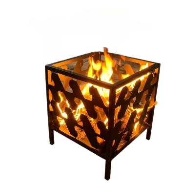 Imagem de Lareira Externa Portátil a Lenha em Aço Carbono Rústico - Fogão a Lenha Portátil para Jardim com Fire Pit Externo, Lareira Externa Portátil