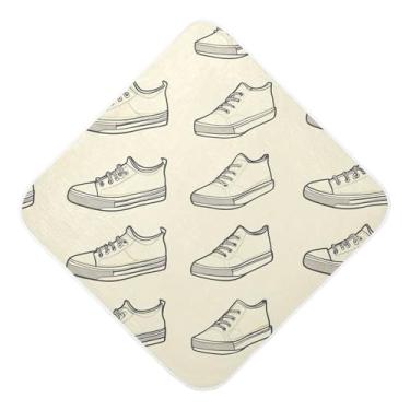 Imagem de STAYTOP Toalhas de bebê com capuz musselina de desenhos animados, toalha de banho super macia, toalhas de banho absorventes para banho recém-nascido unissex 76 x 76 cm