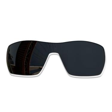 Imagem de LenzProse Lentes de reposição polarizadas de 1,5 mm para óculos de sol Oakley Ridgeline OO9419, antiarranhões | Ajuste perfeito, Preto escuro polarizado - 1,5 mm, 0