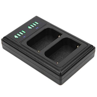 Imagem de Acouto Baterias de Câmera Dupla Com Display LCD NP-F550/FM50/FM500H – Fotografia Portátil Com Bateria Dupla Eficiente, Recursos e Design Compacto, Inclui Cabo USB