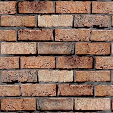 Imagem de Papel De Parede Premium Tijolo Tijolinho Marron Autocolante Adesivo Lavavel Rolo de 5 Metros x 45 cm Sala, Cozinha, Banheiro E Escritório.