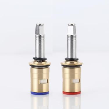 Imagem de 59517007 Cartucho de torneira de cerâmica com haste longa fria e 59517008 1/4 de volta