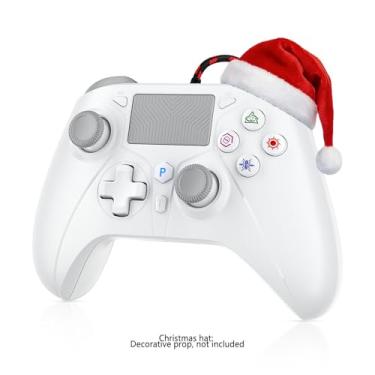 Imagem de Dinosoo 10ft Wired for PS5 Controller, Compatible with PlayStation 5/PS4 and PC, with Hall Effect Joystick Turbo Programmable Back Button Multi-Touch Pad 3.5mm Headphone Jack