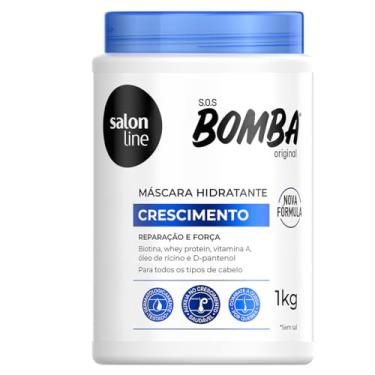 Imagem de Salon Line, Máscara Capilar, SOS Bomba, Reparação e Força - Todos os Tipos de Cabelos, 1 Kg