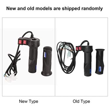 Imagem de Generic Alça do Acelerador Universal de 3 Velocidades para Scooter de Bicicleta Elétrica Com Marcha de Avanço e ré, Material de Liga de Alumínio de Alta Qualidade, Preto, 1 par, Adequado para