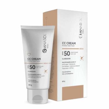 Imagem de Protetor Solar Facial CC Cream FPS 50 Médio - Anasol