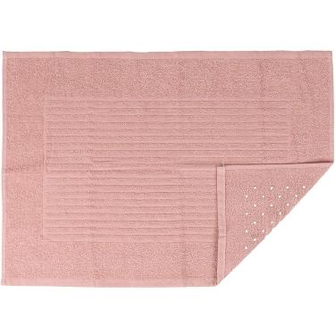 Imagem de Toalha De Piso Basic Antiderrapante 50x70cm Rosa Romã