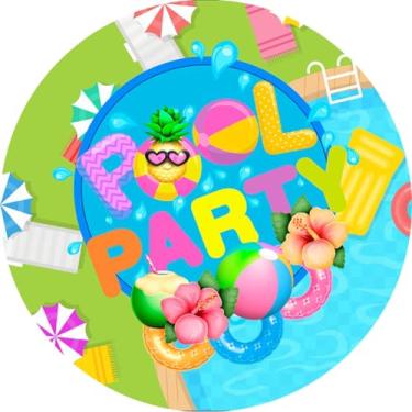 Imagem de Painel Festa Redondo C/ Elastico 1,50m Pool Party (PPY0021)