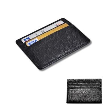 Imagem de Carteira Slim, Porta Cartão e CNH, Couro, Múltiplos Compartimentos PREMIUM (Preto)