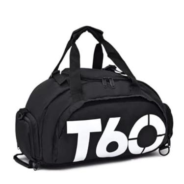 Imagem de Bolsa Mala Esportiva Mochila Costa Transversal Fitness Treino Futebol Academia impermeável (PRETO)