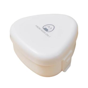 Imagem de Baoblaze Caixa Bento triangular para fazer bolinhos de arroz, ideal para crianças, perfeita para preparar e armazenar sushi. Recipiente triangular japonês para