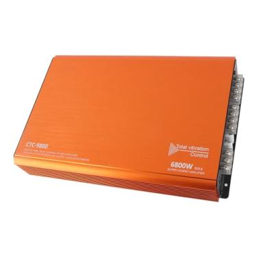 Imagem de KIMISS Amplificador DSP para Carro 6800W de áudio de Metal Em Ponte de 4 Canais para Experiência Aprimorada de áudio do Carro