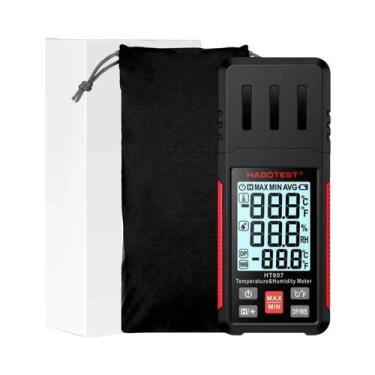 Imagem de Medidor Digital De Temperatura E Umidade De Alta Precisão HABOTEST HT6