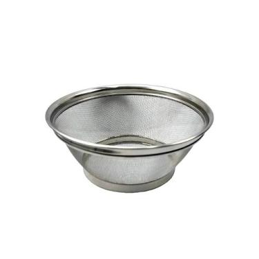 Imagem de Escorredor De Alimentos Massas Legumes Metal 28cm Cor Inox - Top Chef