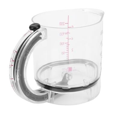 Imagem de YOUTHINK Copo Medidor Ajustável Design 4 Em 1 Com Base Selada para Assar, Cozinhar e Alimentos para Animais de Estimação Balanças Precisas Em Mililitros e Onças