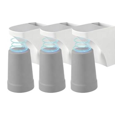 Imagem de Suporte de escova de dentes para escova de dentes de banheiro e suporte de pasta de dente copo único suporte de escova de dentes design de secagem rápida copo único (1 xícara (3)