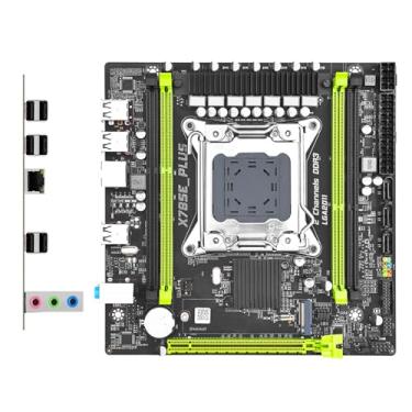 Imagem de Placa-mãe de Desktop X79SE_PLUS para PC Gamer e Escritório Protocolo M 2 NVME Memória DDR3 LGA 2011 Ethernet Gigabit Rápido Totalmente Estado Sólido Fonte Alimentação 7 Fases Alto Desempenho Expansibi