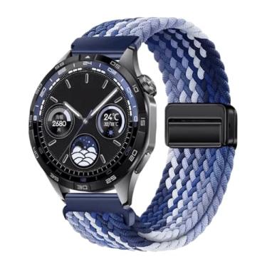 Imagem de Clouism Pulseira respirável de nylon de 22 mm e 20 mm para Huawei Watch GT4/Pro 46 mm/GT3/GT2 2e para Samsung Watch 6/5/4/3/Gear S3 (blueberry, para outras 20 mm), For other 20mm, Ágata