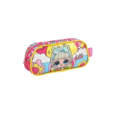 Imagem de Estojo Escolar Simples Infantil Boneca LOL Surprise - Luxcel, Rosa