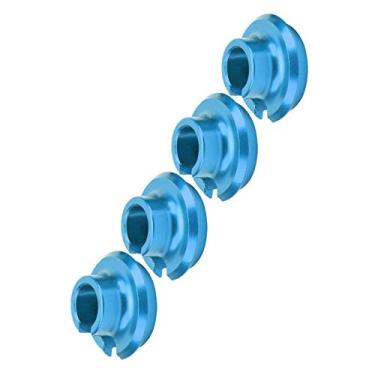 Imagem de SPYMINNPOO Peças de Atualização Duráveis ​​do Copo da Mola de Choque RC para Carro RC 1/10 para Ventiladores HSP/RGT/Himoto/REDCAT Liga de Alumínio (#2)