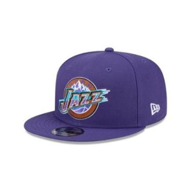 Imagem de BONE NEW ERA 9FIFTY UTAH JAZZ NBA HARDWOOD ROXO-Masculino