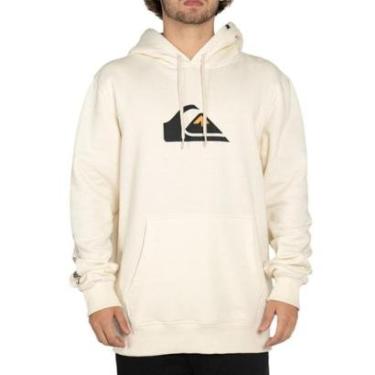 Imagem de Moletom Quiksilver Comp Logo Off White-Masculino