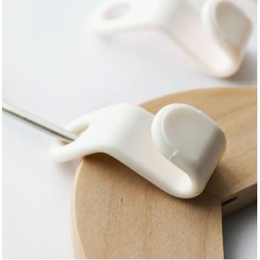 Imagem de Kit 25 Ganchos Conectores para Cabides Organizador de Guarda-Roupa Otimizador de Espaço Closet Armário Cabide Plástico Universal Branco