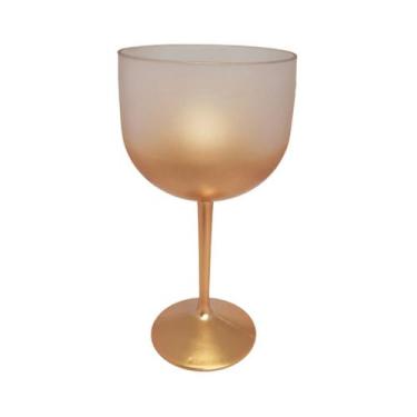 Imagem de Taça de Gin Degrade Brilhante 550 ML - M&Ca. Plásticos, Dourado