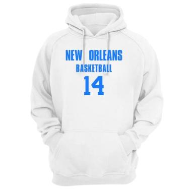 Imagem de Blusa Moletom Capuz Basquete New Orleans Basketball número 14 - Loja C