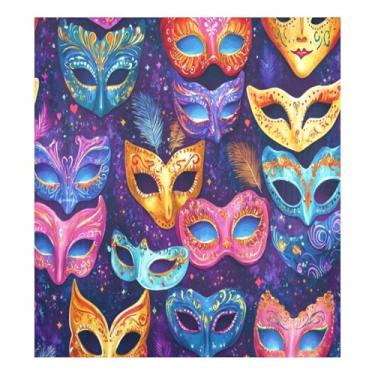 Imagem de Blueangle Capa magnética para lava-louças de carnaval, decoração de capa frontal de lava-louças, adesivos de eletrodomésticos, adesivos de eletrodomésticos, adesivo magnético decorativo de 58,4 cm C x