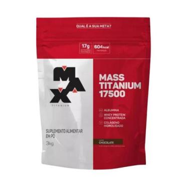 Imagem de Mass Titanium 17500 Refil 3kg Max Titanium, Chocolate