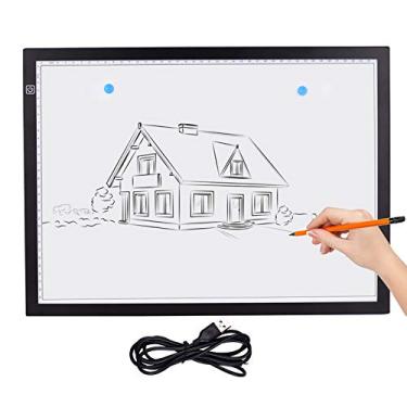 Imagem de Quadro de Luz LED Magnético A3 com Traçado Painel USB Brilho Ajustável Placa Cópia para Artistas Desenho Esboço Animação Design Tatuagem DIY Pintura Diamantes